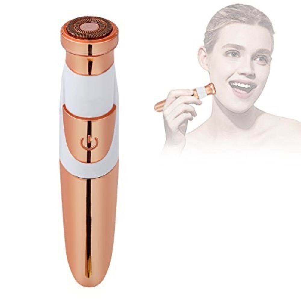 Glossmetics Wireless Facial Hair Remover Painless Electric Shaver Rose Gold - Picture 7 of 10